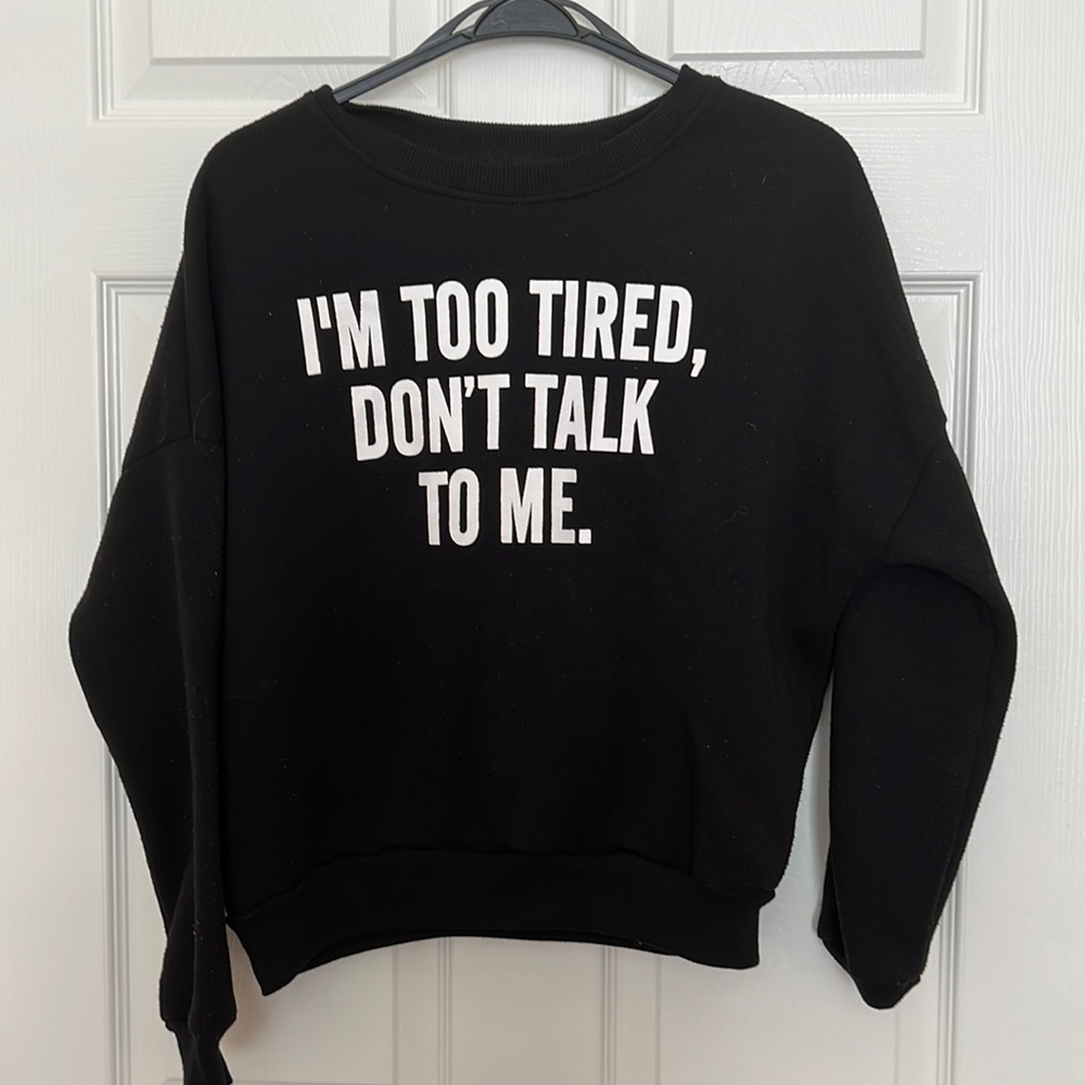 Black sweatshirt